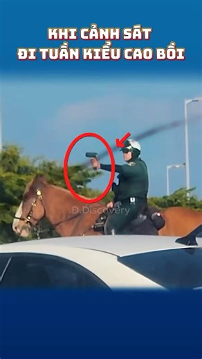 Cưỡi ngựa + bắn tốc độ + gõ laptop ghi vé phạt! 🤠