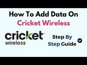 How To Add Data On Cricket Wireless