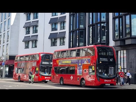 Full Route Visual | Route 47: Bellingham, Catford Bus Garage - Shoreditch