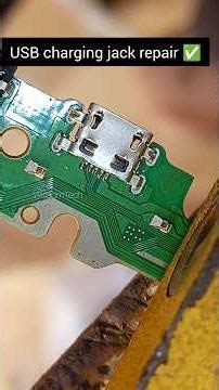 USB charging jack repair ✅