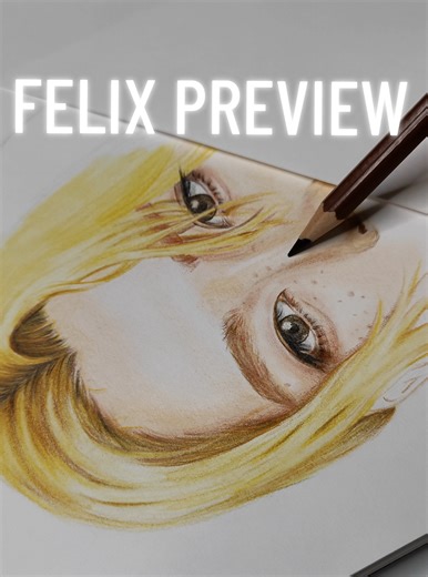 Beautiful Portrait of Felix from Stray Kids