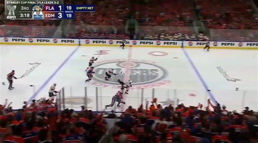 51K views · 451 reactions | Ryan McLeod's empty net goal 4-1 Oilers | Hockey Empire | Facebook