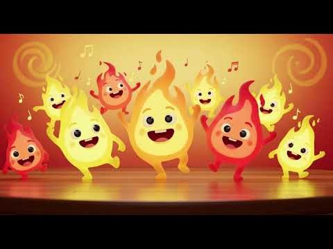 Dancing Flames 🔥✨ | Magical Fire Dance Song for Kids