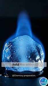🔥❄️ Can ice really burn? Watch this frozen block catch fire — and tell me what you think causes it 👇 (Hint: It’s not magic… it’s chemistry 😉) #funfacts #scienceexperiment #learnsomethingnew #chemistryprep #usa #canada | Chemistry Preparation