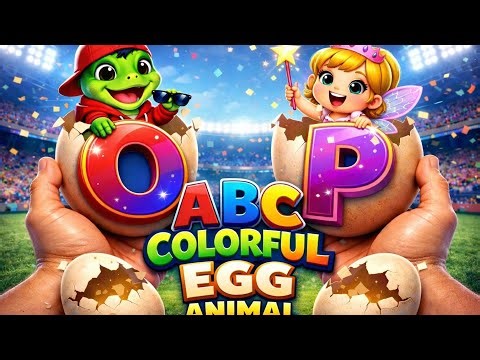 ABC Colorful Egg Animal | Fun Alphabet Learning for Toddlers