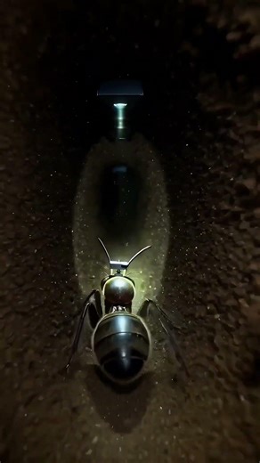 POV: Une Fourmi Ouvrière Entre Dans Sa Fourmilière | Micro Caméra Scientifique