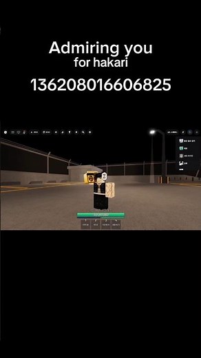 Roblox music id Admiring you (hakari)