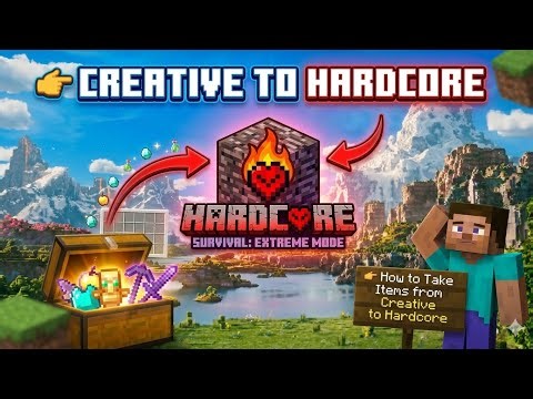 Turn Creative Mode into Hardcore 💔 (Impossible Trick Revealed!)