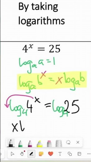 How to solve exponential equations FAST (using logs) #mathshorts #higherlevelmaths#exponents
