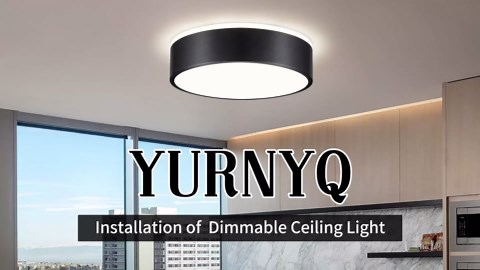 YURNYQ Dimmable Black LED Flush Mount Ceiling Lights, Modern 5CCT 2700K-6000K Close to Ceiling Light, Simple Round Kitchen Lighting Fixtures for Bedroom Hallway Entryway Laundry Room, 11.8 Inch - Amazon.com