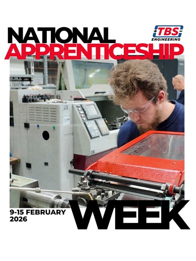 🔧 It’s National Apprenticeship Week! At TBS Engineering, apprentices gain real hands-on experience, industry training, and a real pathway into an engineering career. Applications for our 2026 intake are open now until 22nd February — could this be your start in engineering? Find out more 👉 https://www.tbseng.co.uk/contact/apprenticeships/ #NationalApprenticeshipWeek #EngineeringApprenticeships #TBSEngineering #CareersInEngineering #LearnByDoing