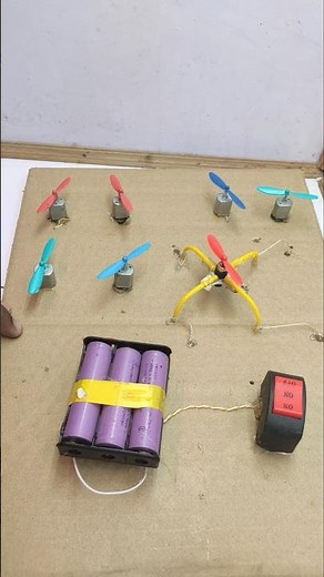 battery and switch spin amazing science project_Dc Motor