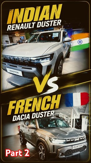 Indian Renault Duster vs French Dacia Duster | Biggest Tailgate Difference Revealed! 🔥 #shorts