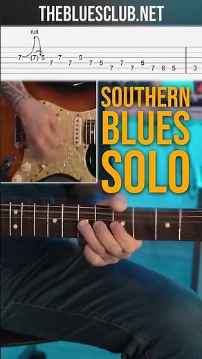 Feel That Southern Blues Grit – Guitar Solo in A // DBL531 #shorts