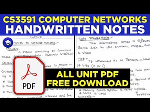 CS3591 COMPUTER NETWORKS HANDWRITTEN NOTES PDF FREE DOWNLOAD || CN IMPORTANT QUESTION IN TAMIL