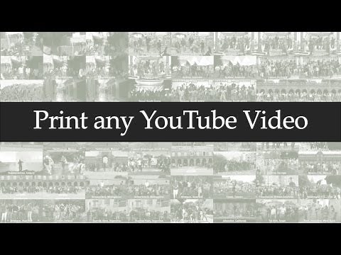 Print any YouTube Video