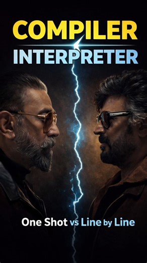 Compiler vs Interpreter 🤯🔥#coding #programming #compilation #interpretation #viral #shortsfeed #mass