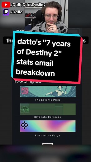 Analyzing Datto's 7 Year Destiny 2 Stats Email Breakdown