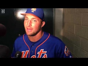 Tim Tebow talks about Spring Training with the Mets
