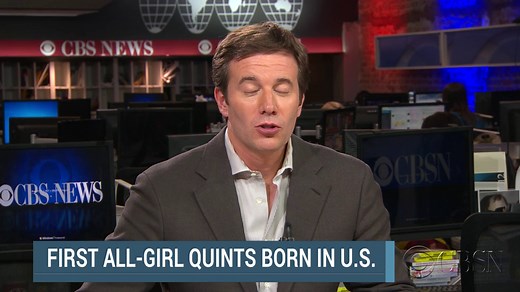 It's a girl, times five! A Texas couple just added a set of quintuplets to their family -- the first all-female quints ever born in the U.S.