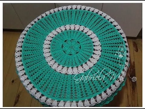 Mantel tejido en crochet paso a paso mesas grandes o chicas