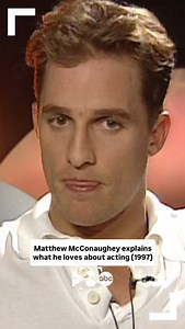 47 reactions | “INTERPRET THAT TRUTH”: Matthew McConaughey was a breakout star when he sat down with WFAA in 1997 to promote his new film, “Contact.” He shared some insight on his process as an actor — and what he loved most about it. Watch McConaughey’s full interview, and others like it, on “Lights, Camera, Flashback” on WFAA+ every Wednesday at 11 p.m. and Thursday at 2 p.m. #mcconaughey #cinema #movies #texas | WFAA | Facebook