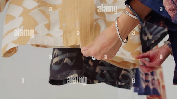 Explore innovative textile design techniques Stock Video Footage - Alamy
