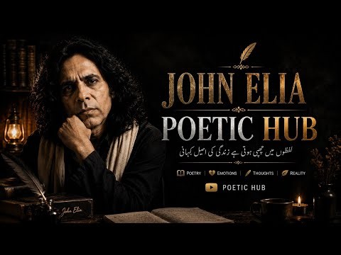 💫John Elia Best Poetry Collection | Heart Touching Urdu Shayari About Love, Loneliness & Life |