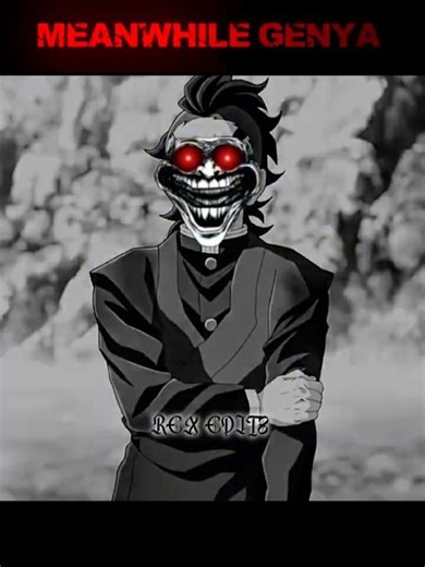 Only Demon can Regenerate⁉️😈 || Genya's Regeneration || Skull edit || demon slayer