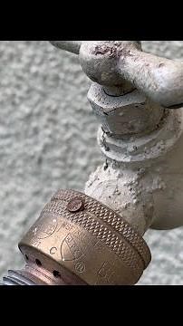 back flow preventer attached to your hose bib.