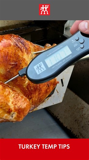 A juicy turkey starts with the right temp. 🦃 Our digital thermometer makes it easy — and it’s just $49.99 for a limited time. Invest in tools you can rely on today so you can ensure that perfect 165°F finish on Thanksgiving. Find it now in our shop. #zwilling1731 #zwilling | Zwilling USA