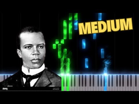🎩 The Entertainer - Scott Joplin | Medium Piano Tutorial 🎹🎶