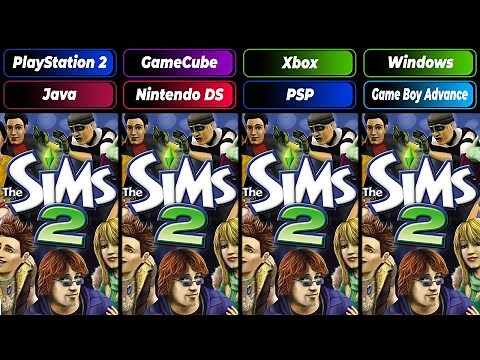 The Sims 2 | PC - GBA - GameCube - DS - PS2 - Xbox - PSP - Java | Graphics Comparison