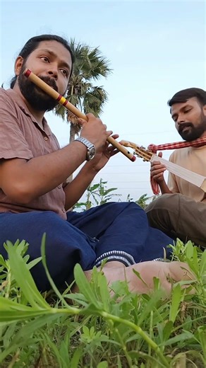 আটটা বাজে দেরি করিসনা Dotara and Flute cover by Akash and Gogol
