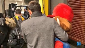 Super Mario becomes Predators' unofficial mascot.