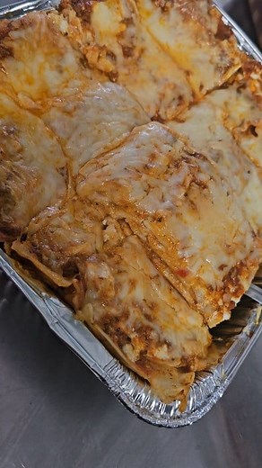 A Lovely day to eat at Sharpy's! Lovely Lasagna to stay or to go to the beach. | Sharpy's SHAKE Shack