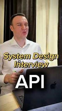 System Design Interview - API 🔥#api #systemdesign #softwareengineer #development #interview