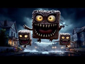 Cute Halloween Projection Loop Adorable Zombie Window Projector Display
