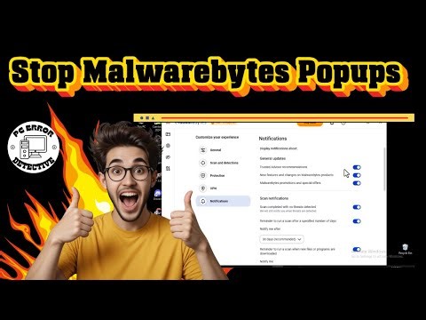 How To Stop Malwarebytes Popups | Turn Off Constant Alerts (2025)