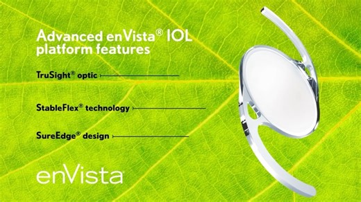 Bausch + Lomb Surgical Solutions U.S. on Instagram: "The features of the advanced enVista IOL platform are what set enVista®, enVista Aspire™, and enVista Envy™ apart. ❇ TruSight® technology: Glistening-free material ❇ StableFlex® technology: Efficient lens unfolding ❇ SureEdge® design: Providing a 360 degree PCO barrier Learn more: link in bio. For safety information, visit link in bio. #BauschSurgical #envistaEnvy #envista #iol #toriciol #cataracts"