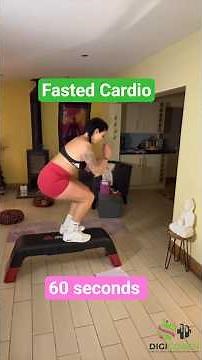 Fasted Cardio Workout 🔥 Burn Max Fat in Under 60 Seconds! #cardioworkout