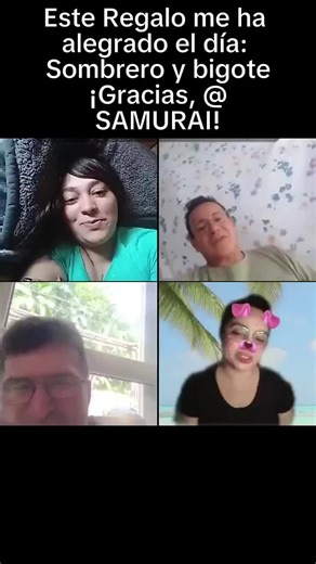 Uno de los mejores Regalos en mi LIVE. ¡🥷🏻🌑SAMURAI🦋🐾, gracias por apoyar mi contenido! #tiktoklive #livehighlights #livegift #hatandmustache #sombreroybigote
