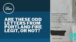 No, letters accusing Portland residents of illegal burning are not legitimate