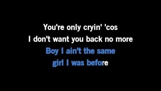Karaoke Cry Baby - Clean Bandit - CDG, MP4, KFN - Karaoke Version