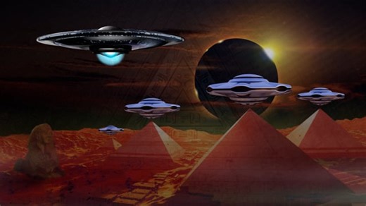 Egypt, Technology, Ufo. Free Stock Video