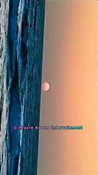 Beautiful Sunset Beach View|Relaxing Ocean Waves Sounds 4 Sleep Meditation|Sunset Waves|ASMR #shorts
