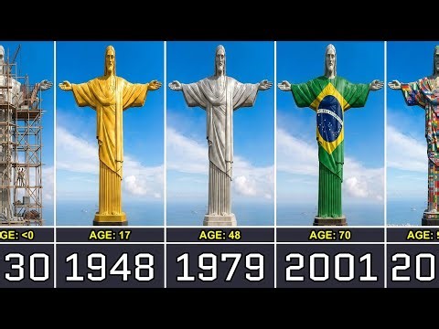 The Evolution of Christ the Redeemer From 0 to 95 Years Old