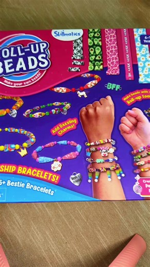 This cheerful bracelet kit is packed with everything girls need to create bright, stylish bracelets to wear themselves or share with friends. It’s all about creativity, color, and connection! What’s Included: \t•\tLots of Colorful Beads: A vibrant mix of beads in rainbow hues—shiny, matte, glitter, and fun shapes like hearts, stars, flowers, and butterflies. \t•\tSoft Straps & Cords: Stretchy elastic bands and smooth woven straps in bold colors (neon pink, teal, purple, yellow) that are comfy an