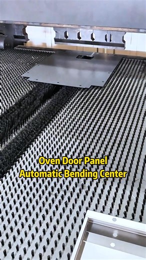 Oven Door Panel Automatic Bending Center, Panel Bender how it precisely and efficiently handles complex bends like pressed dead edge, return type, closed type. If you are interested in machine, please feel free to contact us. Email: bending_machine@163.com WhatsApp/WeChat: 8613537365157 #PanelBender #bendingmachine #bendingcenter #SheetMetal #Automationbending #CNCBending #FlexibleBendingmachine #bendingmachine | Bending Machine