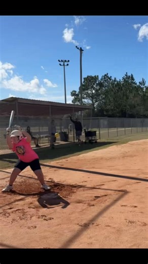 Batting practice as of late #dadsoftiktok #merrittfamily #softball #easton @Easton